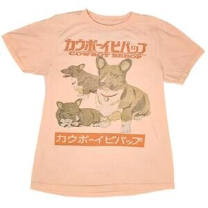 Size Small Cowboy Bebop Ein Corgi T-Shirt